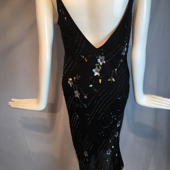 Black Dancing dress. size XL - Picture 5 of 7